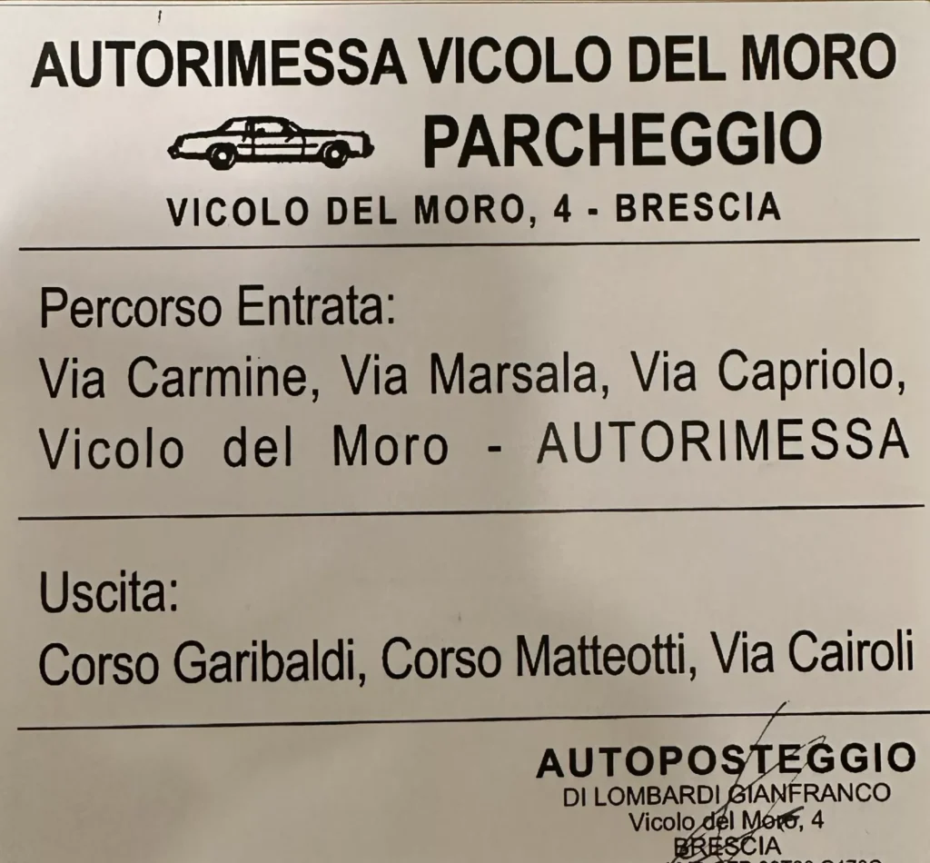 Permesso per ztl del 1985